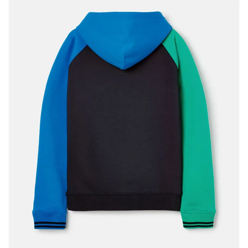 Joules Lucas Embroidered Raglan Hoody - Colourblock-1